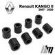 Ремкомплект ограничителя дверей Renault Kango (II) 2007 до 2020 фиксаторы вкладыши втулки - изображение 4