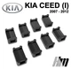 Ремкомплект ограничителя дверей KIA CEED (I) 2007 до 2012 фиксаторы вкладыши втулки - изображение 4
