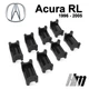 Ремкомплект ограничителя дверей Acura RL 1996 до 2005 фиксаторы вкладыши втулки сухари - изображение 4