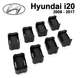 Ремкомплект обмежувача дверей Hyundai i20 2008 до 2017 фіксатори вкладки втулки - зображення 1