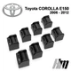 Ремкомплект ограничителя дверей Toyota COROLLA E150 2006 до 2012 фиксаторы вкладыши втулки сухари - изображение 4