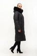Жіноча куртка великого розміру зимова UF-fashion LRD-150 песец 64 чорний - зображення 3