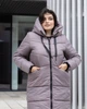 Жіноча куртка великого розміру зимова UF-fashion 00107-МО 50 графіт - зображення 1