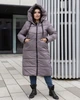 Жіноча куртка великого розміру зимова UF-fashion 00107-МО 50 графіт - зображення 2