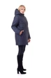 Зимний пуховик женский большого размера UF-fashion LRD-163-1 60 синий - изображение 2