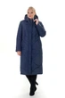 Зимняя куртка женская большого размера UF-fashion LRD-135-1 60 синий - изображение 2