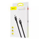 Кабель Baseus CATKLF-GG1 Cafule Type-C to Type-C PD 2.0 60W, 1м gray/black - изображение 3