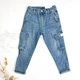 Джинсы ZARA 116 cм сине-голубой артикул Л554 - изображение 1