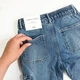 Джинсы ZARA 116 cм сине-голубой артикул Л554 - изображение 5