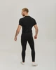 Компрессионный мужской рашгард футболка ThermoX Short Ranger Короткий рукав 2XL Черный черная нить - изображение 2