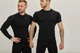 Компрессионный мужской рашгард футболка ThermoX Short Ranger Короткий рукав 2XL Черный черная нить - изображение 4