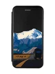 Чохол-книжка чорний з малюнком на Motorola Moto G72 Пейзаж. Гори (принт 85) - зображення 1