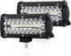 Комплект, Светодиодной дополнительной фары ближнего света (балка) 120W 40LED 18 см и набор проводов для подключения с кнопкой - изображение 2