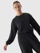 Свитшот женский 4F Sweatshirt F701 4FAW23TSWSF701-22S M Черный (5904698448012) - изображение 1