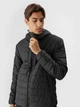 Куртка демисезонная с капюшоном мужская 4F Down Jacket M245 4FAW23TDJAM245-20S S Черная (5904698505432) - изображение 1