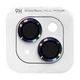 Защитное стекло Metal Classic на камеру (в упак.) для Apple iPhone 15 (6.1") / 15 Plus (6.7") Сиреневый / Rainbow - изображение 1