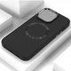 TPU чохол Bonbon Metal Style with MagSafe для Apple iPhone 15 (6.1") Чорний / Black - изображение 3