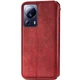 Кожаный чехол-книжка GETMAN Cubic (PU) для Xiaomi 13 Lite Красный - изображение 2