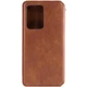 Шкіряний чохол-книжка GETMAN Cubic (PU) для Samsung Galaxy S25 Ultra Коричневий - зображення 2