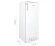 Морозильна камера PRIME Technics FS 1411 M,, White, загальний об'єм 182 л, корисний об'єм 163 л, ящиків 6 шт, енергоспоживання A+, перенавішування дверцят,142x55x57см - зображення 3