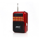 Радиоприёмник с FM USB MicroSD BKK B872 радио на аккумуляторе Красный - изображение 1