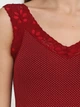 Майка Miss Emma 9064 XL Бордово-біла (2400000136514) - зображення 4
