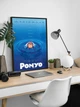 Постер аниме Рыбка Поньо на утёсе / Ponyo / Хаяо Миядзаки - изображение 1