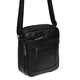 Чорна шкіряна сумка Borsa Leather 10m223-black - зображення 4