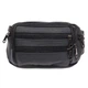 Чоловіча шкіряна сумка на пояс Borsa Leather 1t166m-black - зображення 2