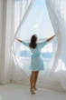 Жіночий Халат Кімоно вафельний COSY Ментол, розмір XL (P-102/XL) - зображення 9