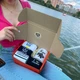 Мужской подарочный бокс в патриотическом стиле кружка 330 мл и носки длинные весна-осень 40-45 8 пар черно-белые - изображение 8