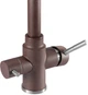 Смеситель кухонный c подключением к фильтру GRANADO Badalona Marron GZ0406 - изображение 3