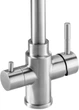 Смеситель кухонный c подключением к фильтру GRANADO Badalona Lux Inox GZ0407L - изображение 3