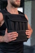 Спортивный жилет-утяжелитель MegaShape Steel 20 кг, черный - изображение 4