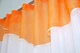 Кухонная тюль арка с ламбрекеном VR-Textil № 025к белый с оранжевым 270х170 см (52-0231) - изображение 4
