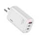 Сетевое зарядное устройство Remax Ligil Series 65W PD + QC Fast Charger White (RP-U55) - изображение 1