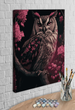 Картина по номерам с красками металлик Ночной филин (АМ-0538м-BIG) 60*80 см - изображение 1