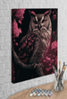 Картина по номерам с красками металлик Ночной филин (АМ-0538м-BIG) 60*80 см - изображение 2