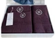 Набор полотенец Maison D'or Bonni Bordeaux 30x50, 50x100, 70x140 - изображение 1
