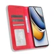 Чехол-книжка Deexe Retro Style для Realme 11 Pro / 11 Pro+ - Red - изображение 2