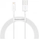Кабель Baseus Superior Series Fast Charging Data Cable USB to Lightning 2.4A 1.5m White (CALYS-B02) - изображение 1