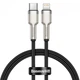 Кабель Baseus Cafule Metal Type-C to Lightning PD 20W (0.25m) Black (CATLJK-01) - изображение 1
