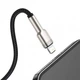 Кабель Baseus Cafule Metal Lightning 2.4A (1m) Black (CALJK-A01) - изображение 4