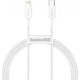 Кабель Baseus Superior Series Fast Charging Type-C to Lightning PD 20W 1.5m White (CATLYS-B02) - изображение 1