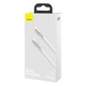 Кабель Baseus Cafule Metal Type-C to Lightning PD 20W (1m) White (CATLJK-A02) - изображение 5