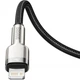 Кабель Baseus Cafule Metal Type-C to Lightning PD 20W (1m) Black (CATLJK-A01) - изображение 2