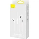 Наушники Baseus Encok 3.5mm lateral in-ear Wired Earphone H17 White (NGCR020002) - изображение 7