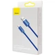 Кабель Baseus Crystal Shine Series USB to Lightning 2.4A (1.2m) Blue (CAJY000003) - зображення 4