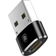 Перехідник Baseus Type-C до USB Black (CAAOTG-01) - зображення 1