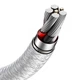 Кабель Baseus Cafule Metal DataType-C 66W 1m White (CAKF000102) - изображение 5